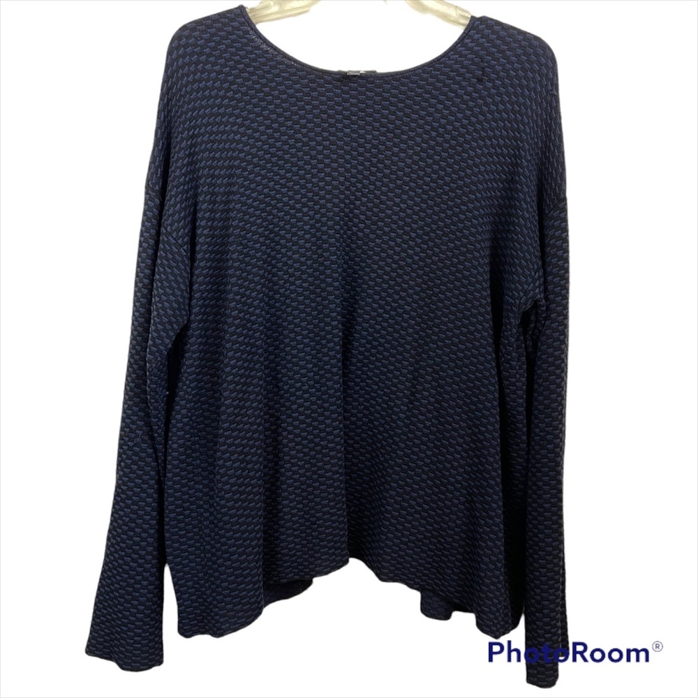 Eileen Fisher 100% tencel lyocell long sleeve top